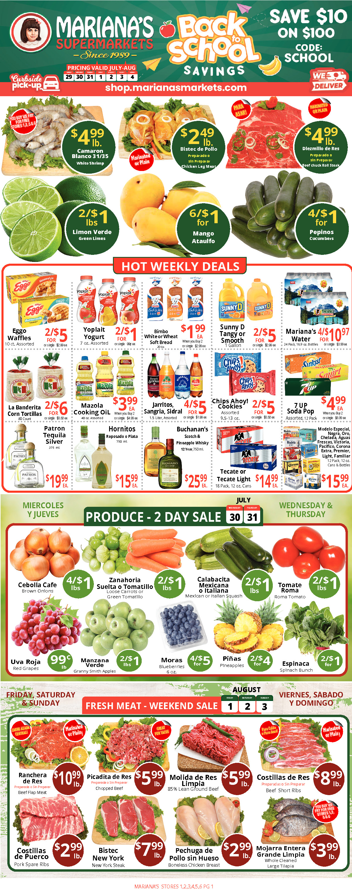 weekly ad page 1